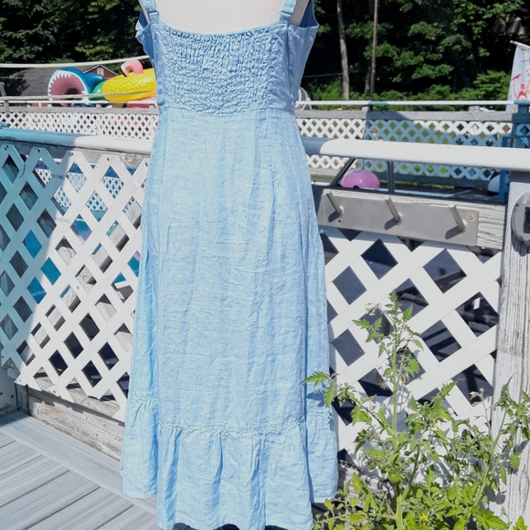 T-Rachel Zoe Ruffled Linen Dress - Picture 8 of 11